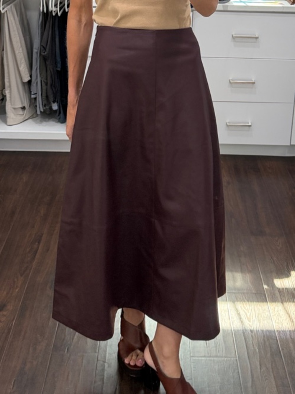 Tuckernuck Wine Midi Skirt XS